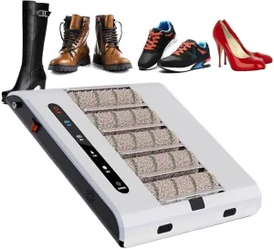 Rechargeable Automatic Induction Shoe Polisher, Waterless Shoe Sole Cleaner Polisher Rub   Suck 2-in-1 with Automatic