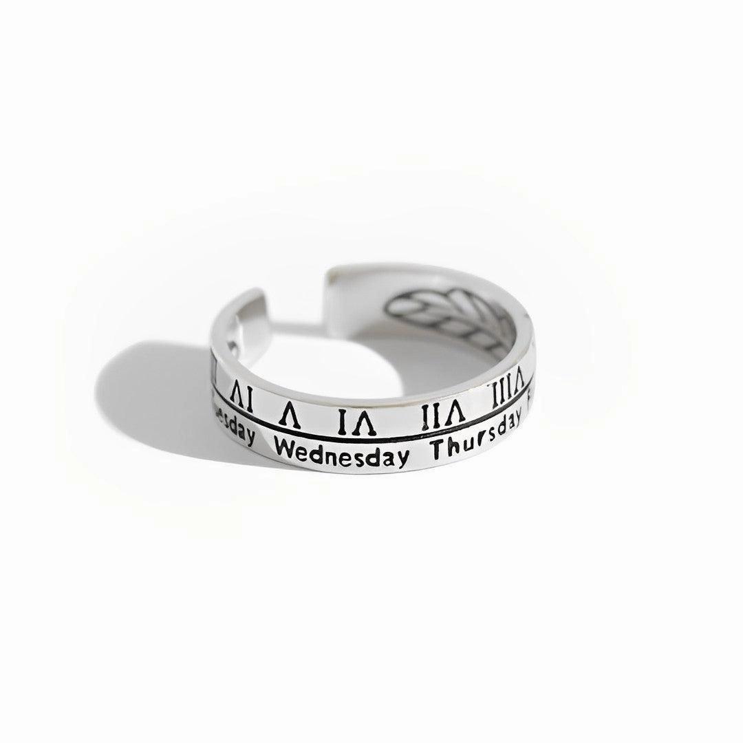 Roman Numeral Ring Artisan Piece Luxury Accessory