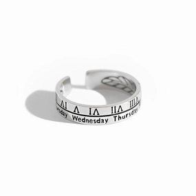 Roman Numeral Ring Artisan Piece Luxury Accessory