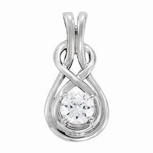Round Diamond Fashion Pendant Luxury Finish Classic Item