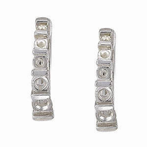 Round Diamond Hoop Earrings Affordable Feature
