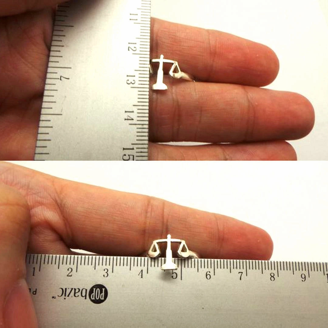 Clean Sparkle Seasonal accessory Silver Lawyer Graduation Ring