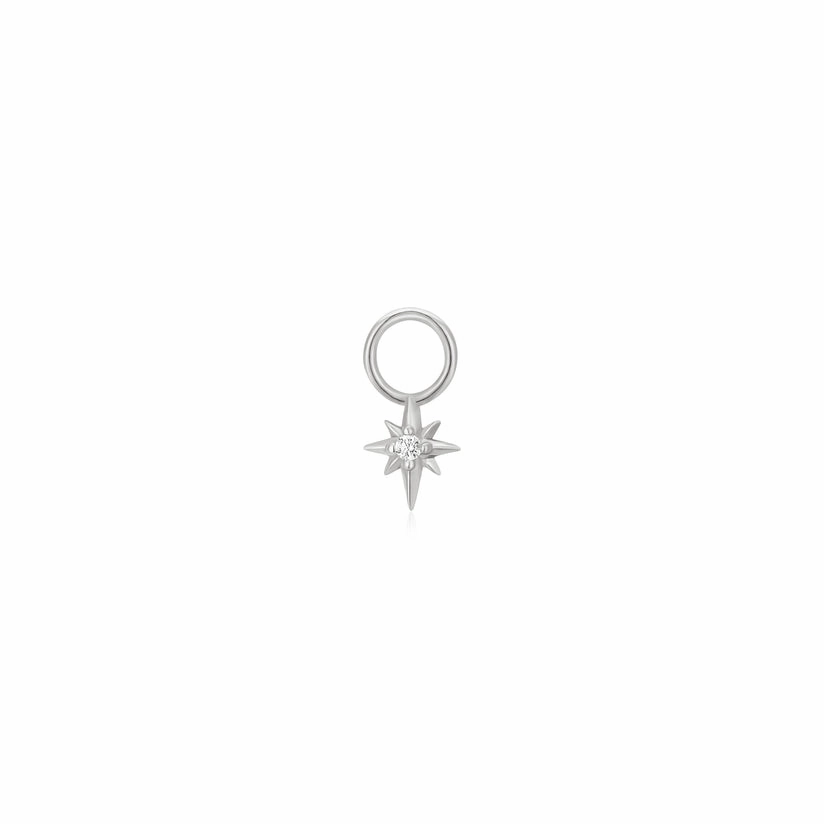 Silver Star Earring Charm Urban Pop Opulent Edge