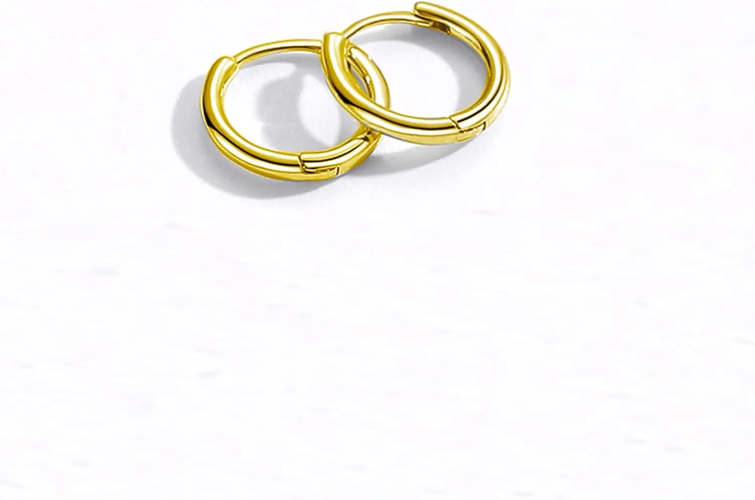 Small Silver Hoop Earrings, Sterling Silver Hoop Earrings For Women Hypoallergenic Earrings Tiny Huggie Hoop Silver Earrings Set For Men 3 Pairs