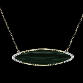 Family Occasion Romantic Style ZP1400 Color Pendant in 14k Gold with Diamonds