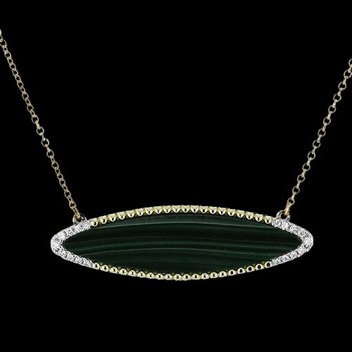 Family Occasion Romantic Style ZP1400 Color Pendant in 14k Gold with Diamonds