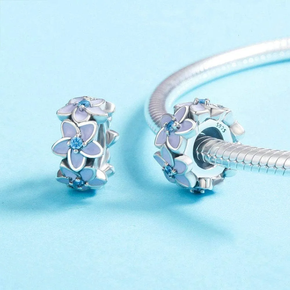Spacer Charm 925 Sterling Silver Clip Stopper Charm Butterfly Star Daisy Letter Birthstone Mom for Pandora Charm Bracelet