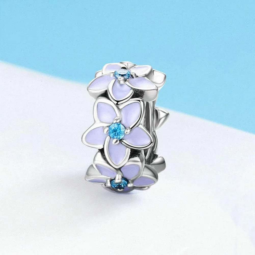 Spacer Charm 925 Sterling Silver Clip Stopper Charm Butterfly Star Daisy Letter Birthstone Mom for Pandora Charm Bracelet