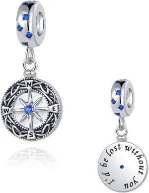 Sparkling I Love You Lucky Star Dangle Charm Compatible Pandora Charm Bracelet Bead Charm for Women Pendant Jewelry