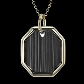 Stylish Man Handmade Design ZP1399 Color Pendant in 14k Gold