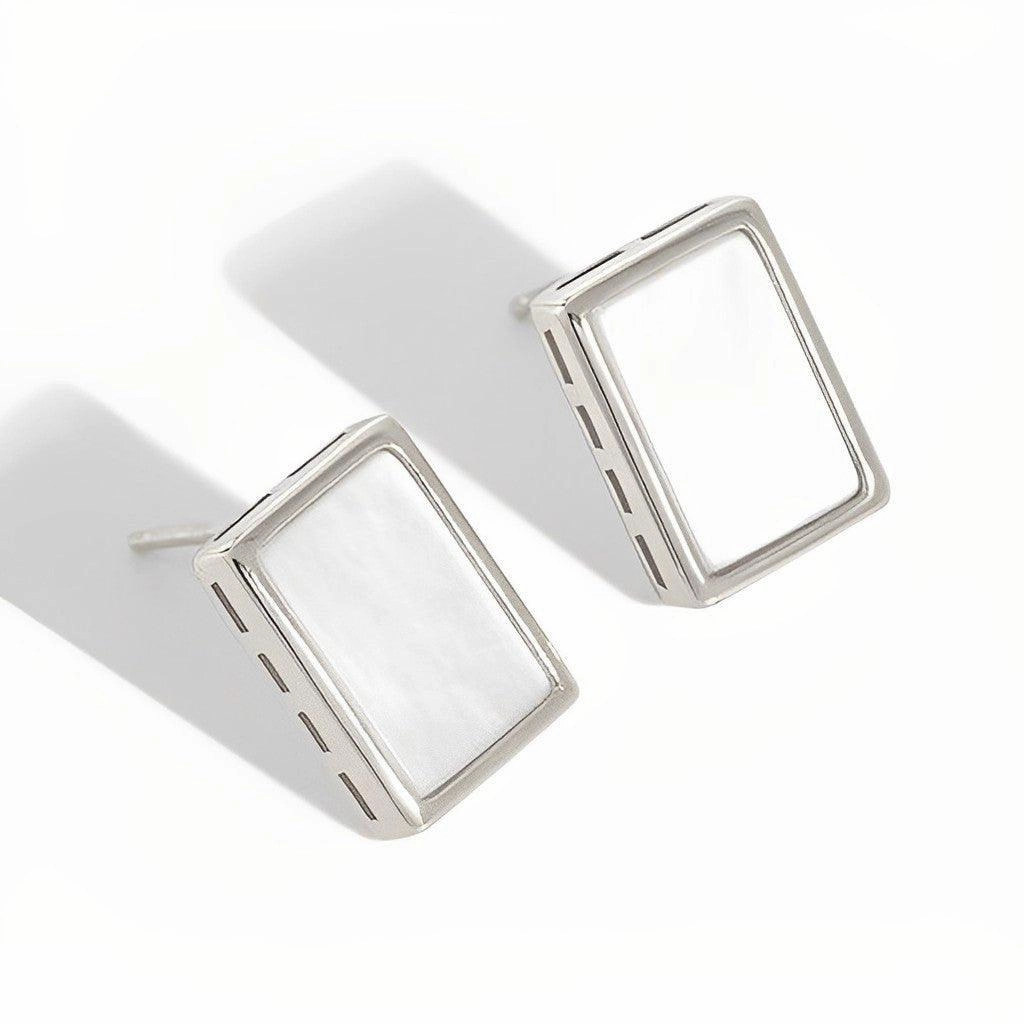 Elegant decoration Vacation Jewelry Square Stud Earrings