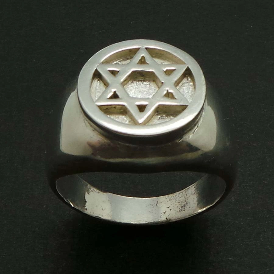 Star of David Signet Ring Timeless Geometry