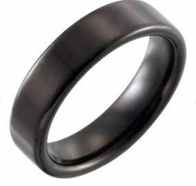 Tungsten Black PVD Men's Rings Everyday Charm New Arrival
