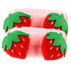 Stylish Face Cleaning Hair Band Strawberry Claw Clip Women's Beauty Headband Chic Design Fashionable Style
