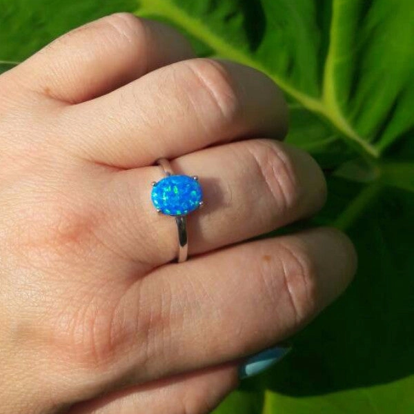 Blue Opal Ring Weatherproof Layer