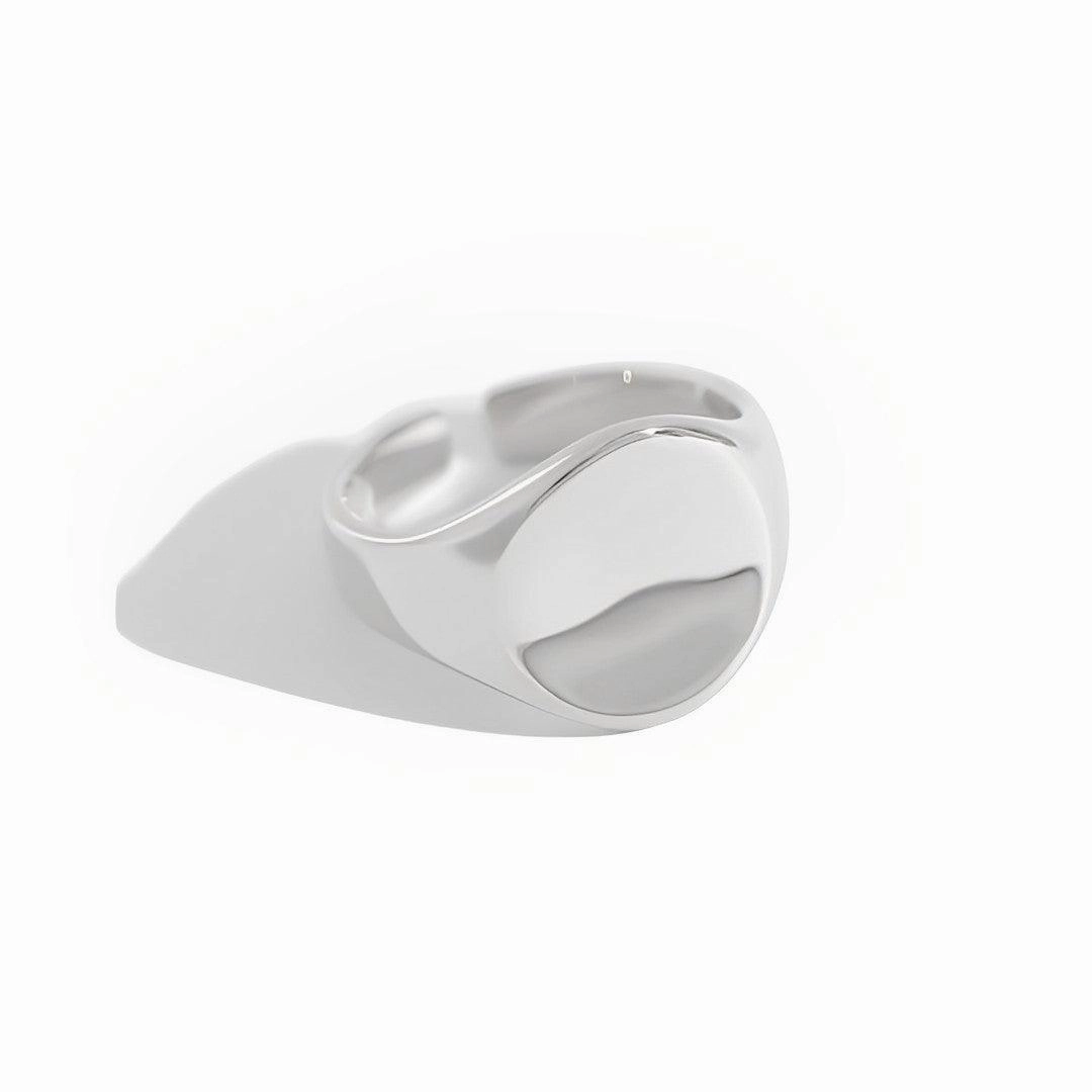 Bold Signet Ring Simple Gift