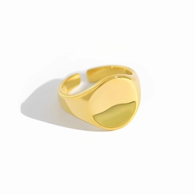 Sentimental Object Bold Signet Ring