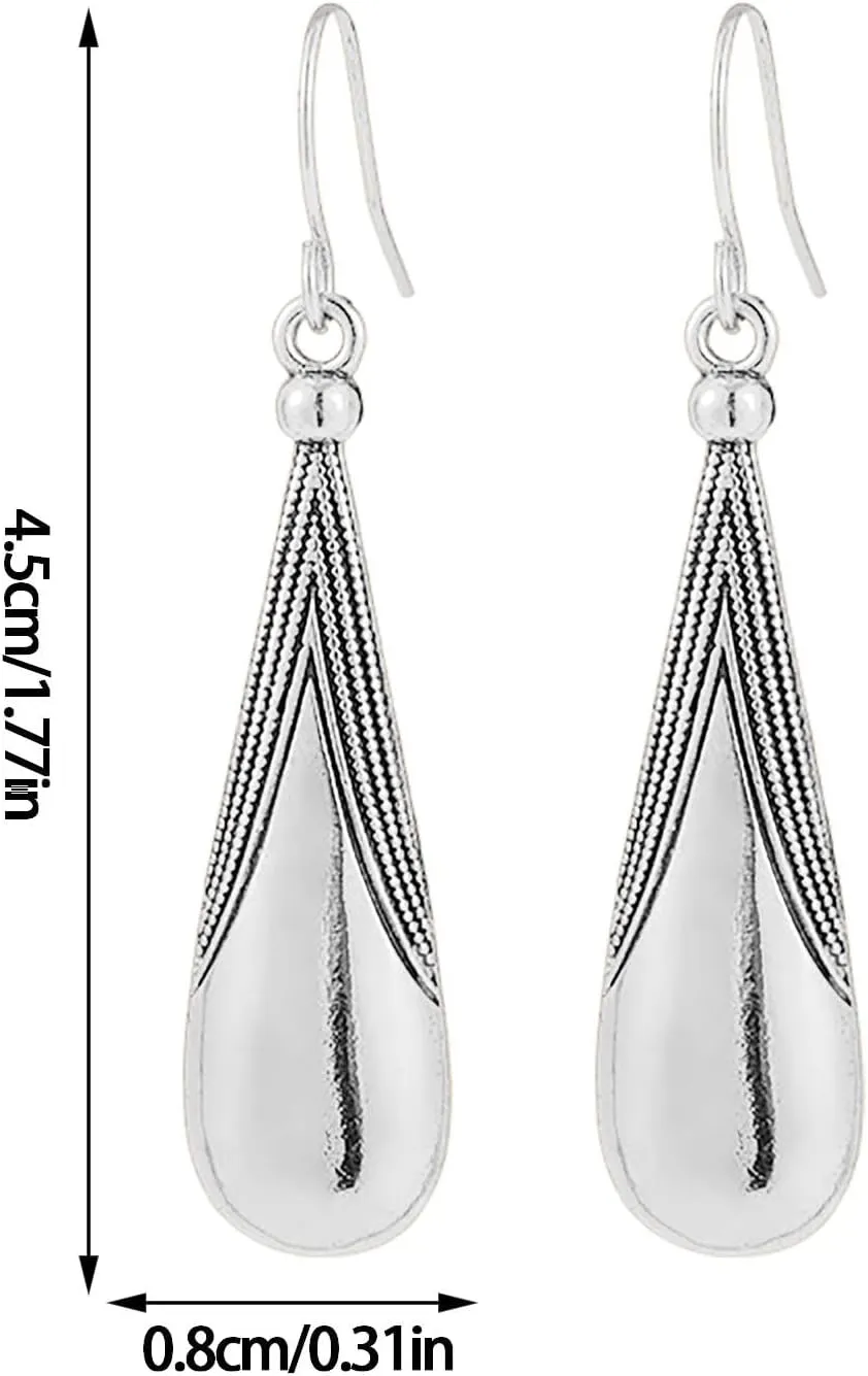 Teardrop Earrings - Teardrop Earrings Gold Dangle Earrings for Women Trendy Upscale Dangle Earrings Sterling Silver Earrings for Women