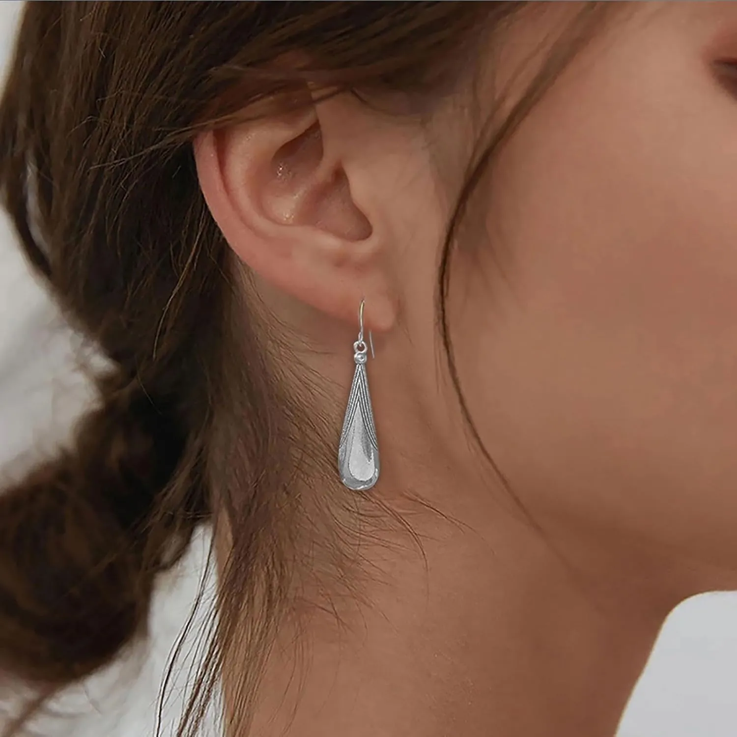 Teardrop Earrings - Teardrop Earrings Gold Dangle Earrings for Women Trendy Upscale Dangle Earrings Sterling Silver Earrings for Women