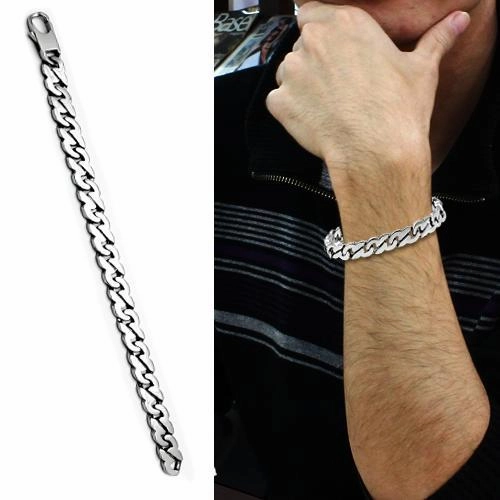 TK345 High polished (no plating) Stainless Steel Bracelet with No Stone in No Stone Typical Instance Flawless Mix