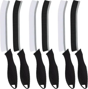 Toilet Brush, 6 Pcs Bathroom Cleaning Brush, Gap Scrub Brush with Hanging Hole, Multifunctional Hard Bristle Crevice Cleaning Brush, Cleaner Tools for Sinks, Tub, Shower, Tile, Toilet Seat (6, Black)