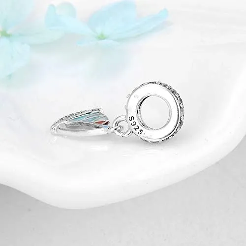 Train Charm 925 Sterling Silver Airplane Charm Travel Charm Bike Charm for Pandora Charm Bracelet