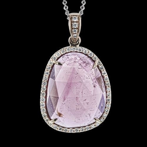 Anniversary Moment ZP983 Color Pendant in 14k Gold with Diamonds
