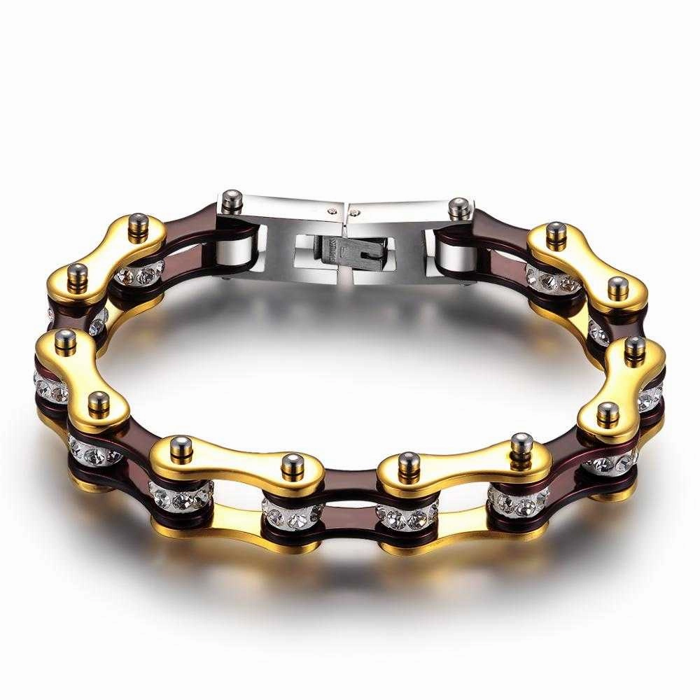 Cycolinks Black & Gold Crystal Bracelet Innovative Perspective