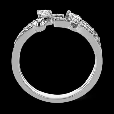 ZR488 Anniversary Ring in 14k Gold with Diamonds Urban Style