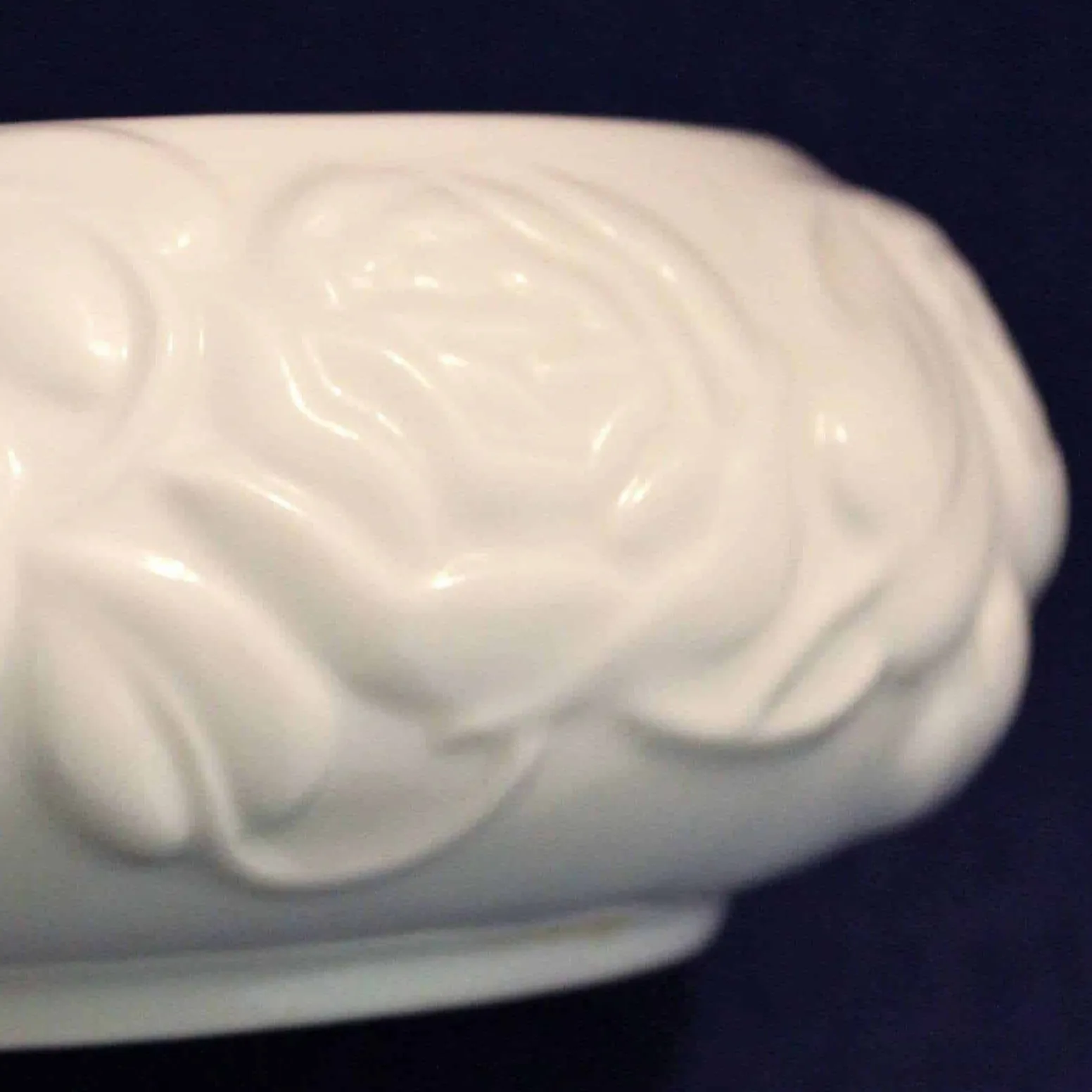 Vanity Jar, Germaine Monteil, White Porcelain, Japan, Vintage Promotional Items