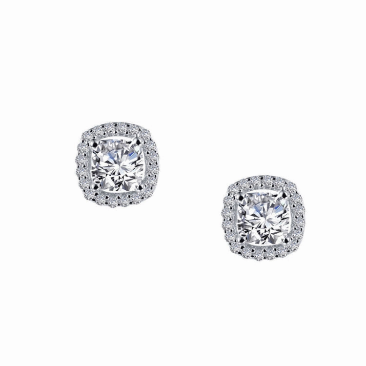 1.52 CTW Halo Stud Earrings Wedding Ensemble