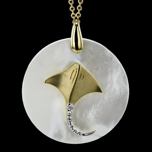 Unique Gift ZP1213 Pendant in 14k Gold with Diamonds
