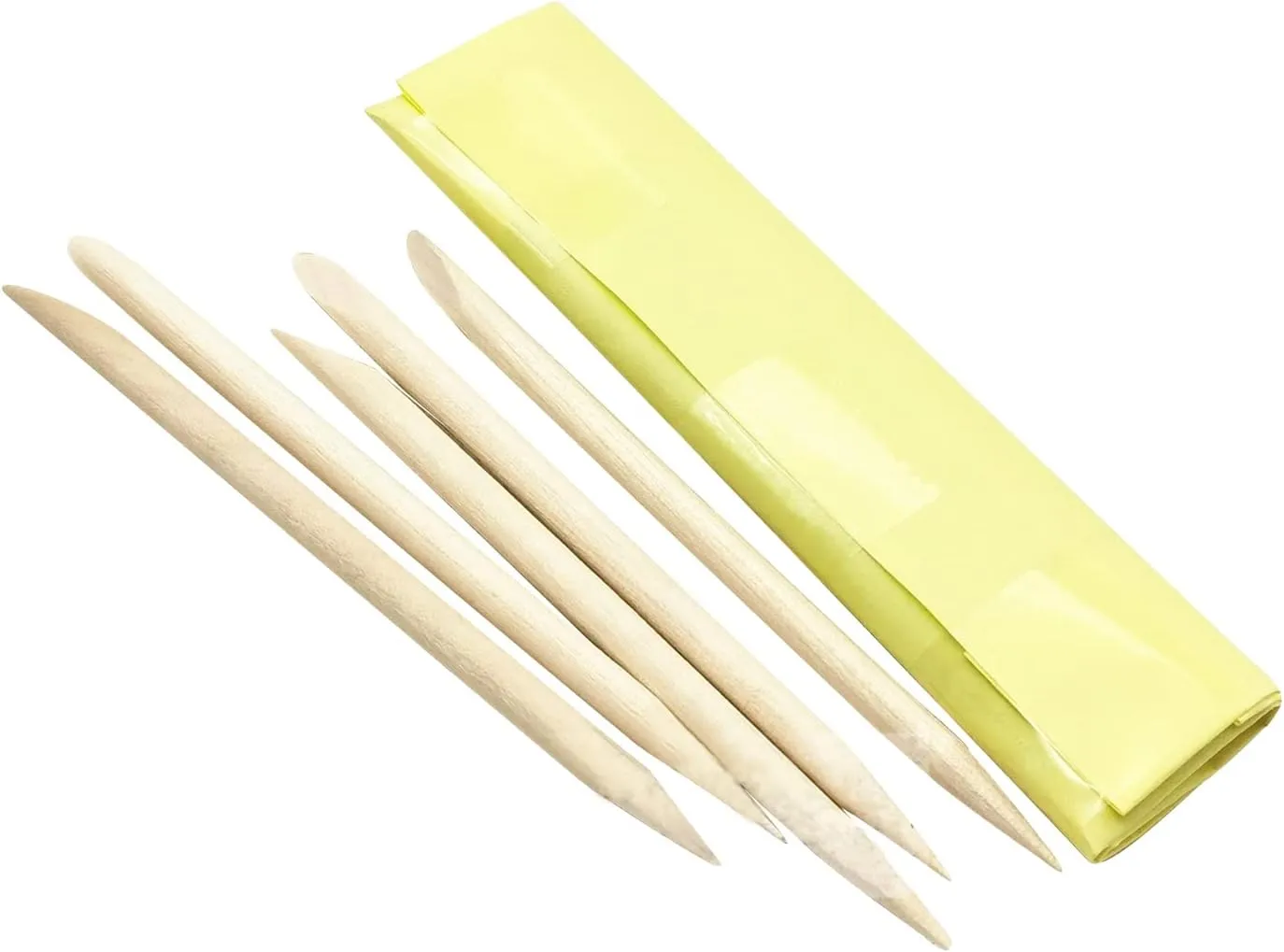 Watch Movement Cleaning Clay   5Pcs Wooden Stick Watch Cleaning Clay Green Rubber Putty Cleaner Parts Remove Oil Tool