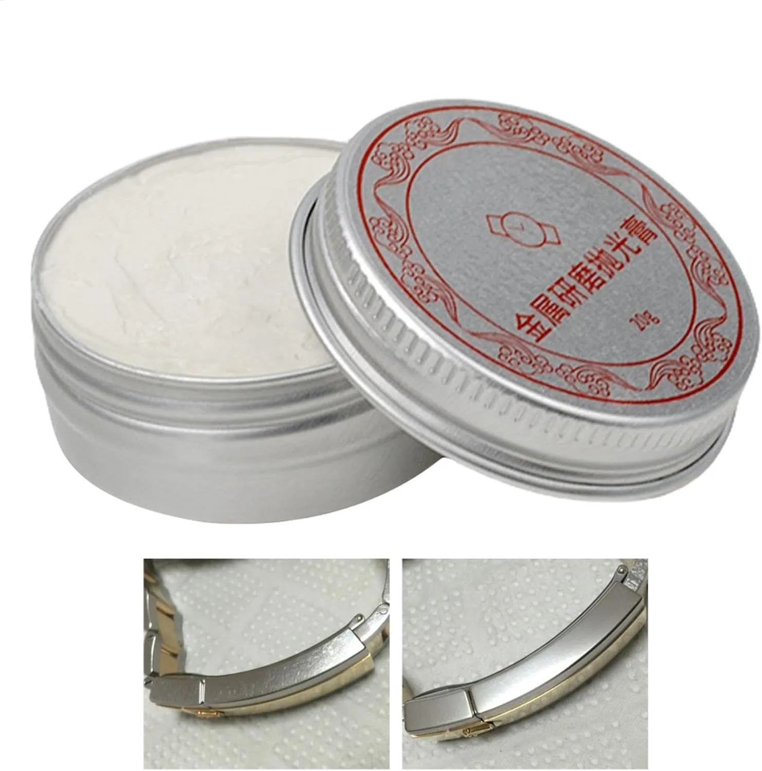 Watch Scratch Repair Cream, Scratch Remover Polish Paste, Platinum Jewelry Scratch Remover, Watch Case Polish Cream for Scratch Removal, Watch Polishing Cleaning Cream for Gold