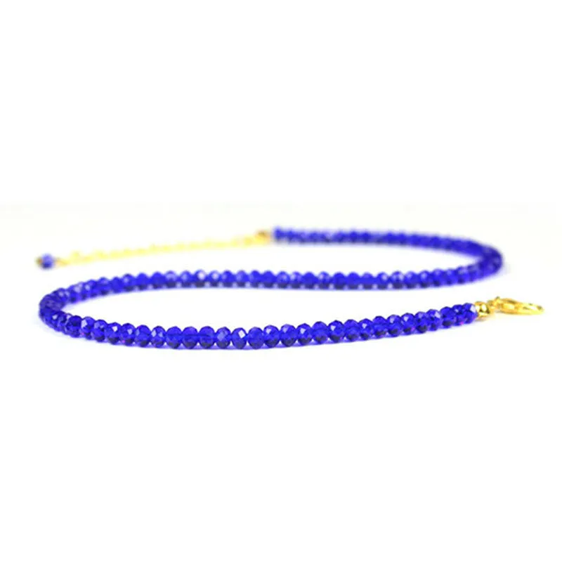 Wholesale Black Glass Synthetic Crystal Necklaces