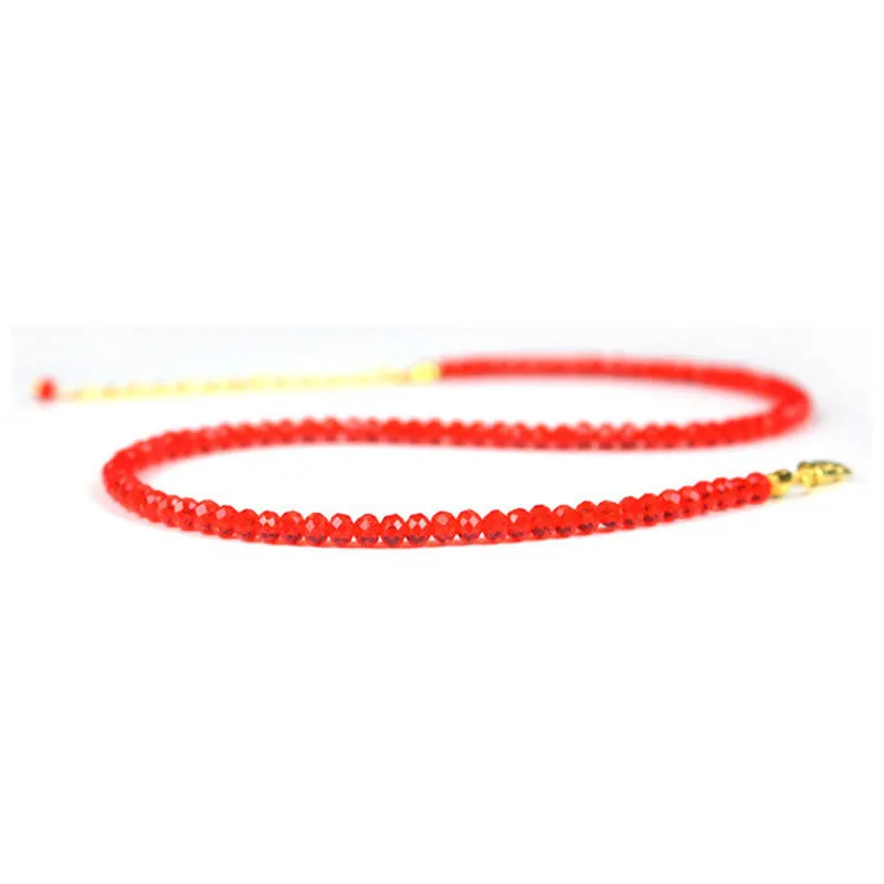 Wholesale Black Glass Synthetic Crystal Necklaces