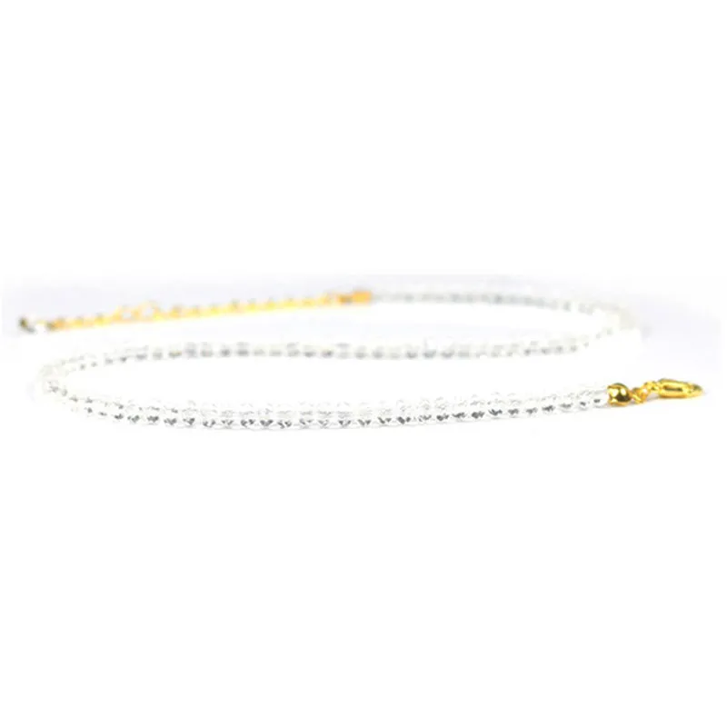 Wholesale Black Glass Synthetic Crystal Necklaces