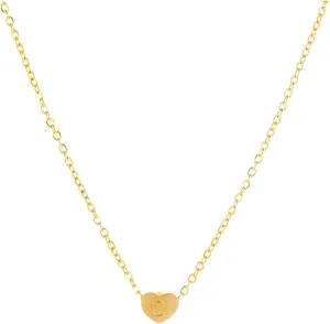 Women Initial Necklace Dainty Clavicle Chain Stylish Minimalist Design Pendant Necklaces (Q, One Size)