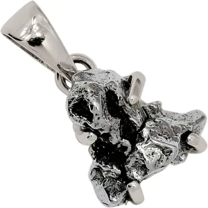 Xtremegems Natural Meteorite Campo Del Cielo - Argentina 925 Silver Pendant ALLP-28931