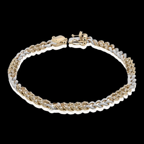 Endless Vision ZB303 Color Bracelet in 14k Gold with Diamonds