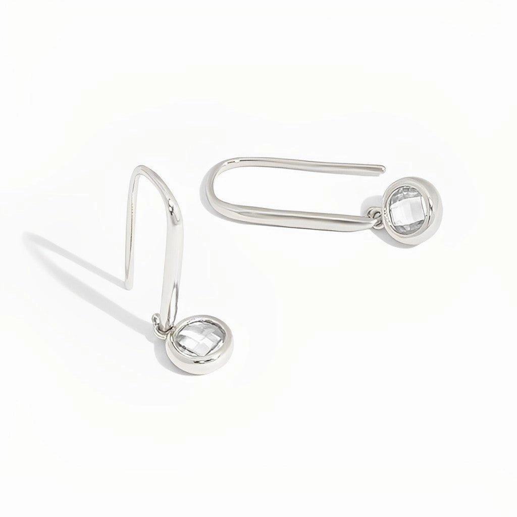 Attractive Vibe Charming Accessory Zircon Drop Earrings - Isabel