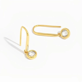 Zircon Drop Earrings - Isabel Delicate Aesthetic Safe Selection