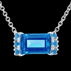 Family Present Elegant Vibe ZP1314 Color Pendant in 14k Gold