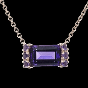 ZP1314-R Color Pendant in 14k Gold High-Quality Accessory