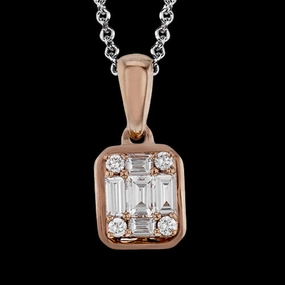 ZP817 Pendant in 14k Gold with Diamonds Fine Gift