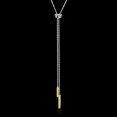 ZP984 Necklace in 14k Gold with Diamonds Gorgeous Design