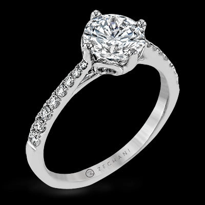 Favorite Accessory ZR1713 Engagement Ring in 14k Gold with Diamonds