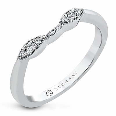 ZR2333-B Engagement Ring in 14k Gold with Diamonds Ready to Wear Timeless Gift