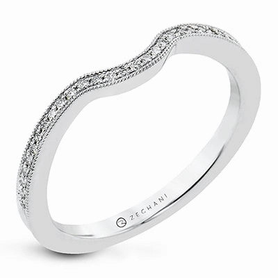 ZR2334-B Engagement Ring in 14k Gold with Diamonds Handcrafted Product Romantic Work