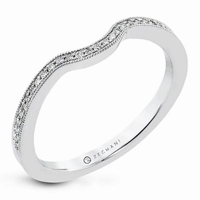 ZR2334-B Engagement Ring in 14k Gold with Diamonds Handcrafted Product Romantic Work